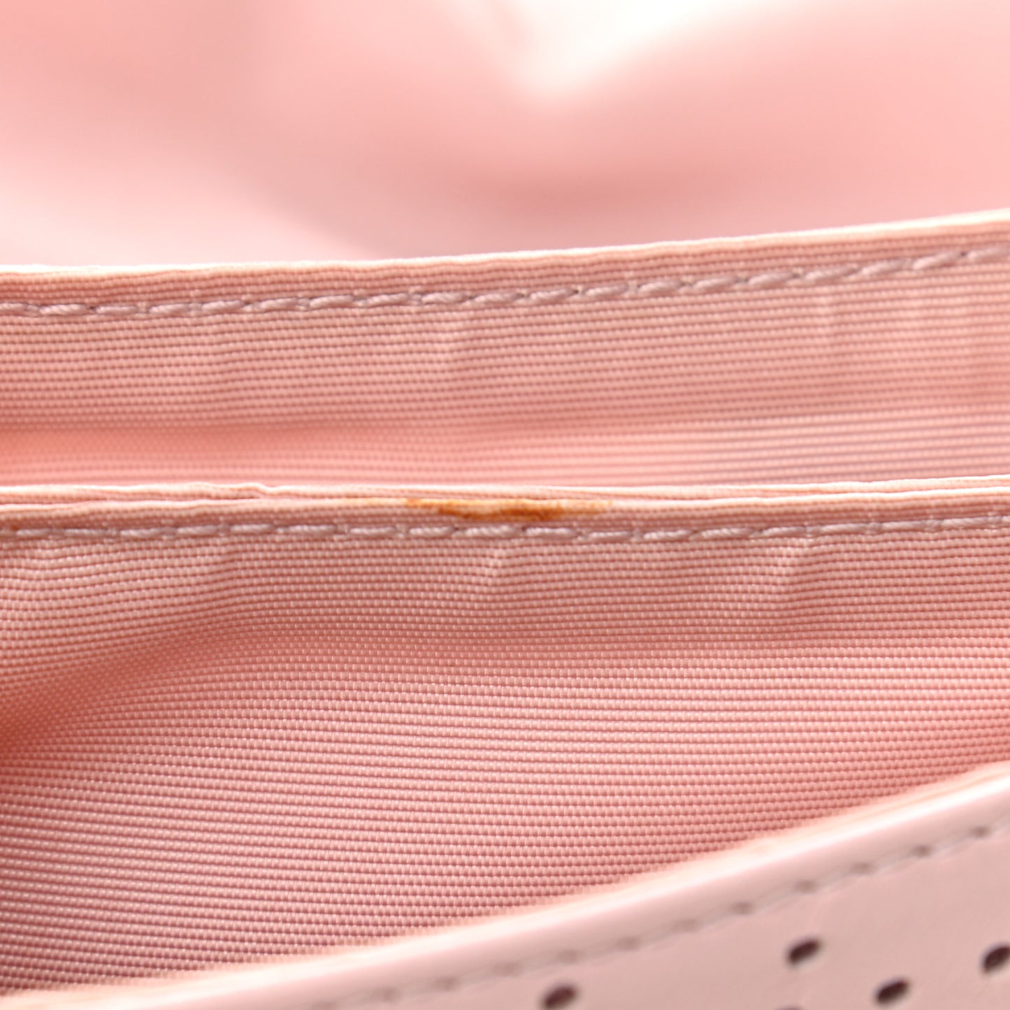 Lambskin Cannage Ruffle New Lock Flap Pink