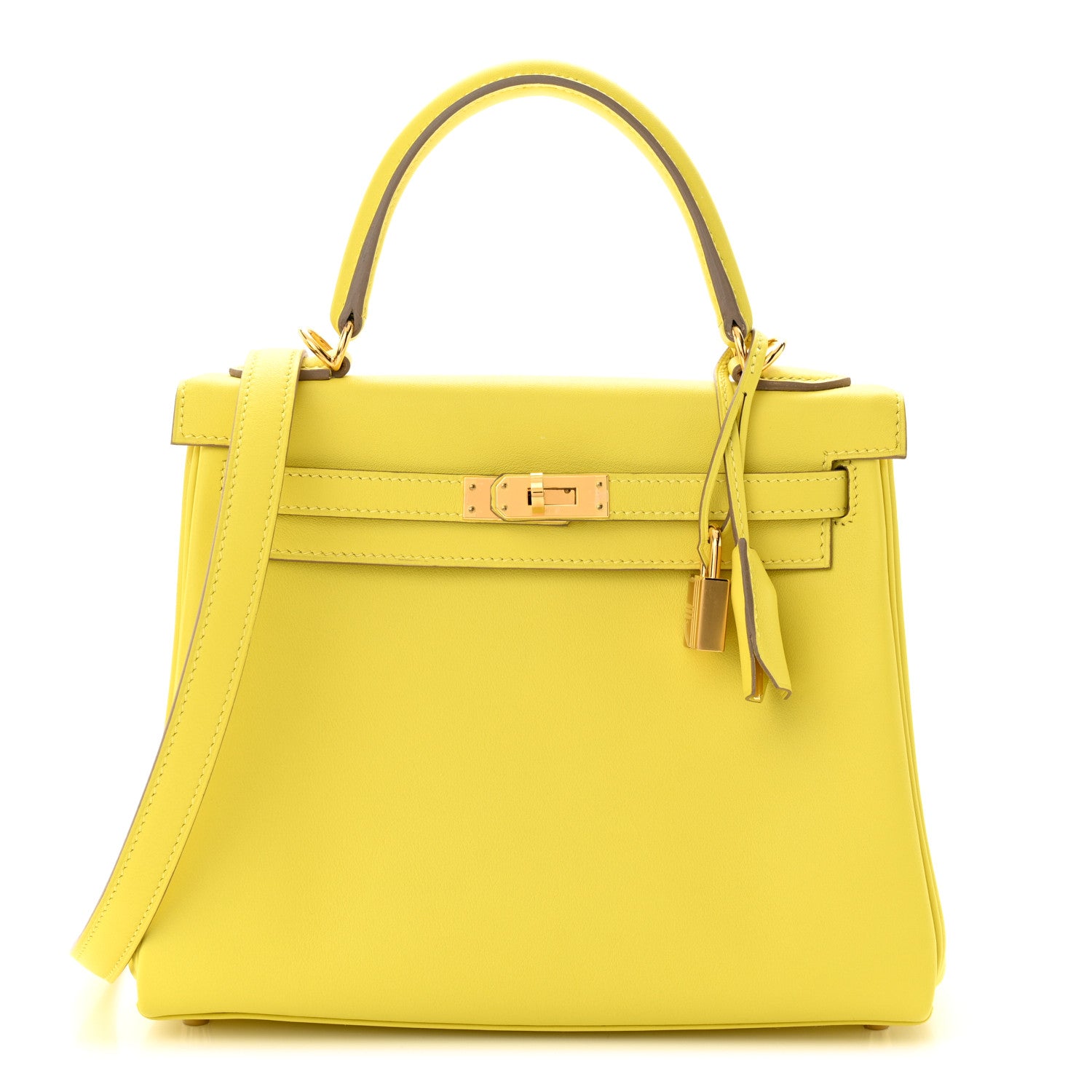 Hermes Swift Kelly Retourne 25 Lime 1 of 13