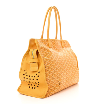 Goyard Goyardine Sac Hardy Pet Carrier PM Yellow 3 of 12