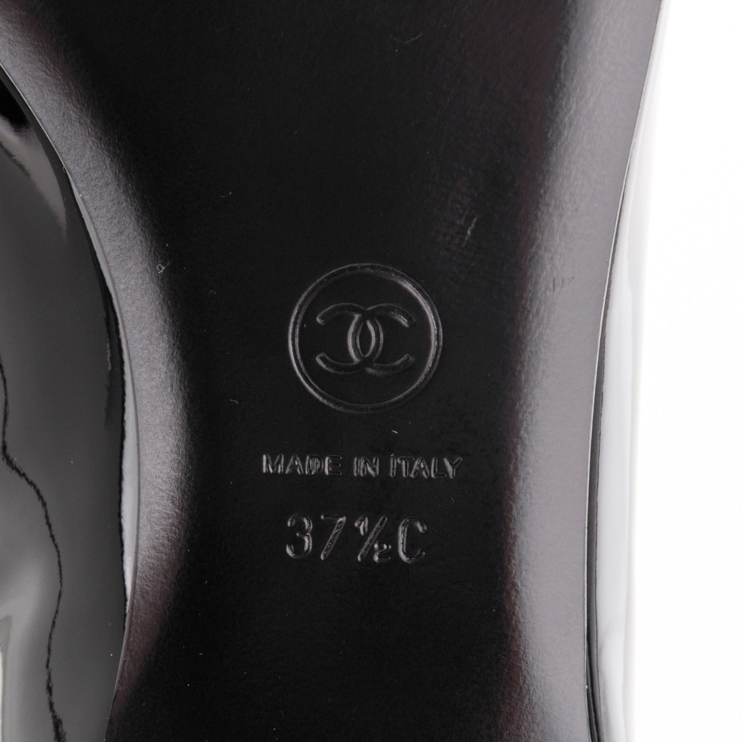 Patent Chain Loafers 37.5 Black