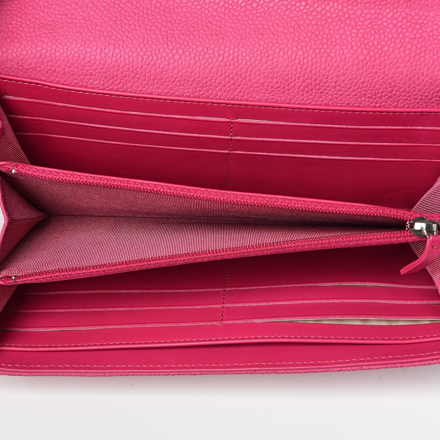 Chanel Iridescent Caviar Quilted Large Flap Wallet Pink 5 of 14