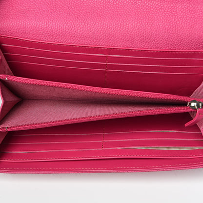 Chanel Iridescent Caviar Quilted Large Flap Wallet Pink 5 of 14
