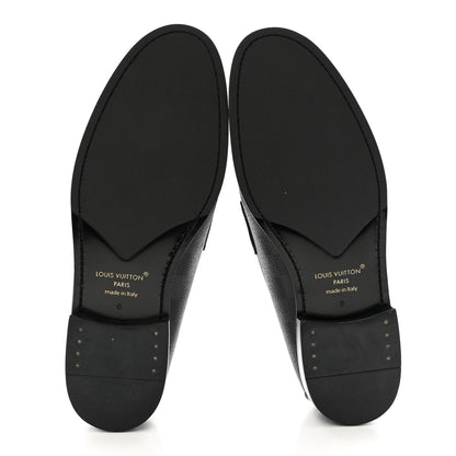 Louis Vuitton Damier Graphite Calfskin Mens Major Loafers 8 6 of 9