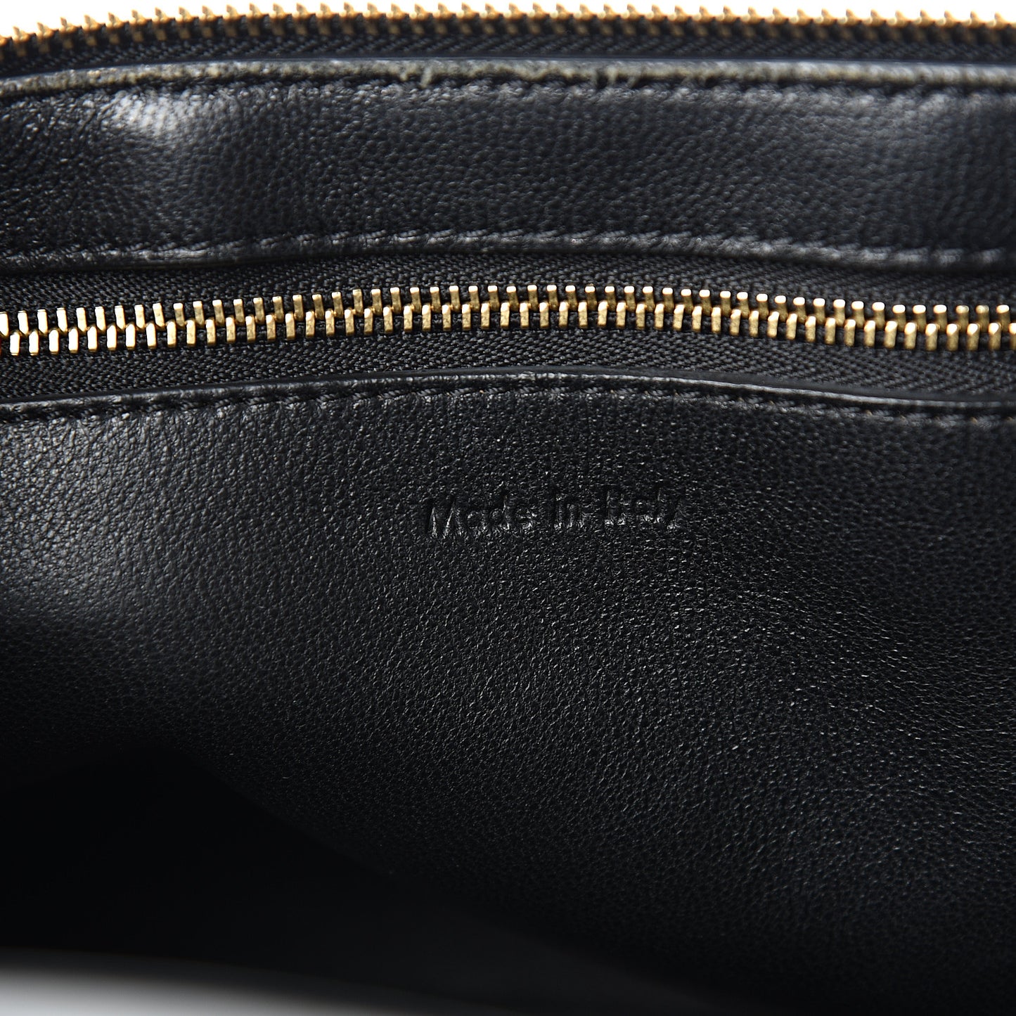 Supple Calfskin Medium Edge Shoulder Bag Black