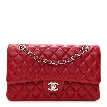 Chanel Caviar Quilted Medium Double Flap Red 1 of 12