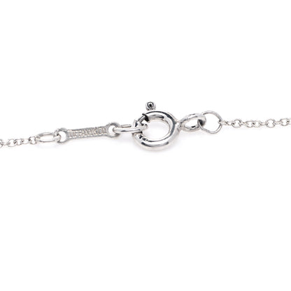Tiffany Sterling Silver 20mm Elsa Peretti Bean Pendant Necklace 4 of 6