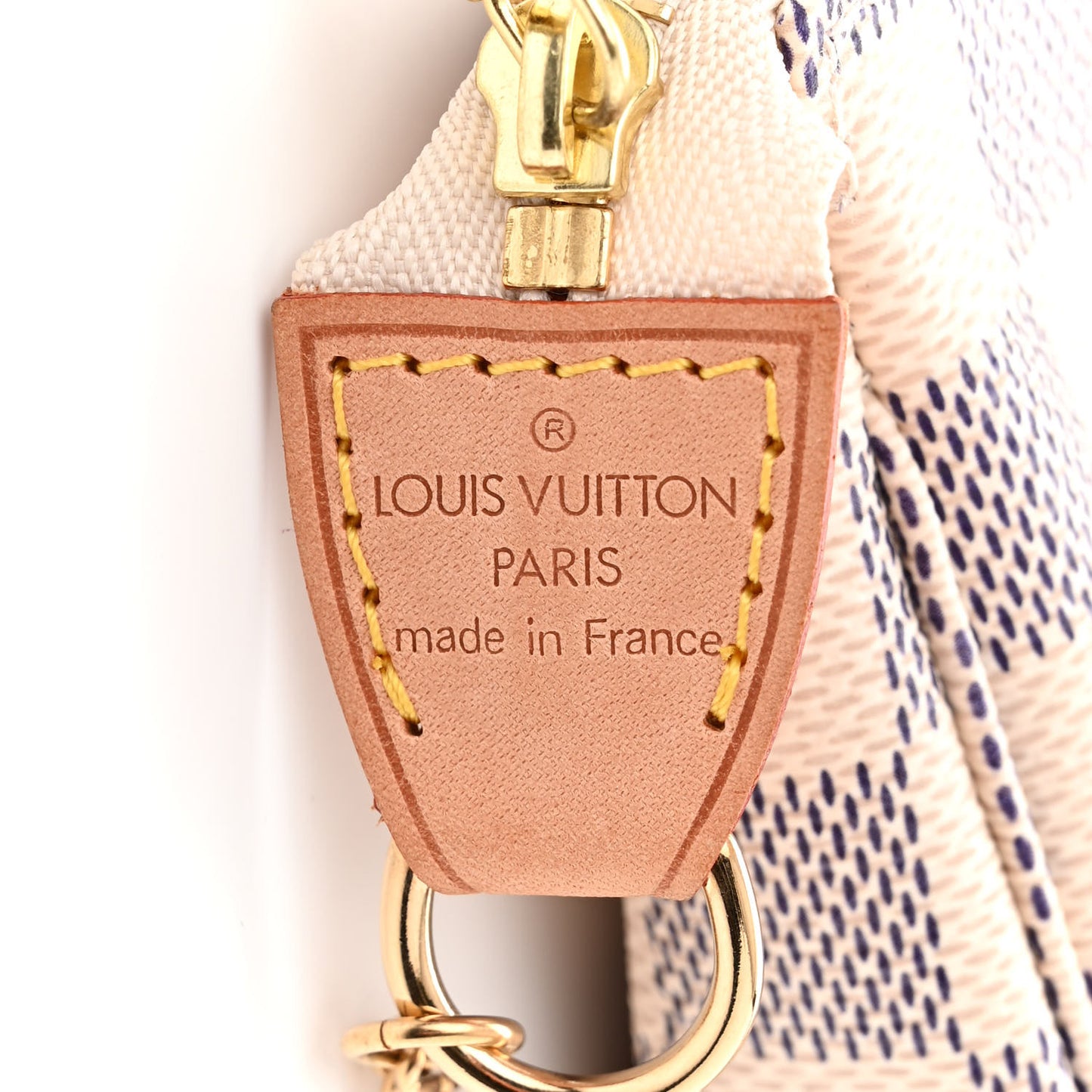 LOUIS VUITTON Damier Azur Mini Pochette Accessories
