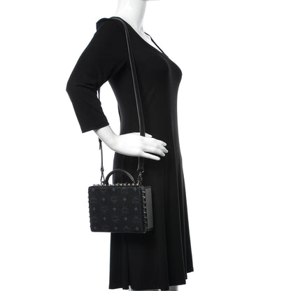 MCM Visetos Small Berlin Crossbody Black 2 of 10