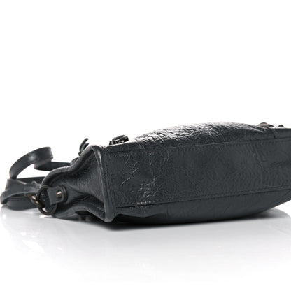 Balenciaga Agneau Arena Classic Hardware Nano City Dark Grey 5 of 10
