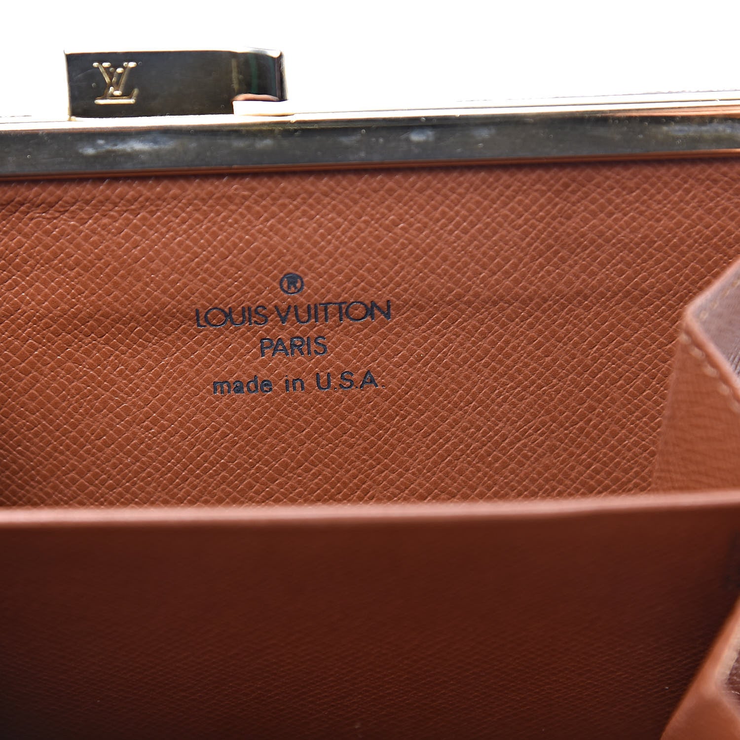 Louis Vuitton Monogram French Kiss Lock Coin Purse 8 of 8