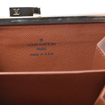 Louis Vuitton Monogram French Kiss Lock Coin Purse 8 of 8