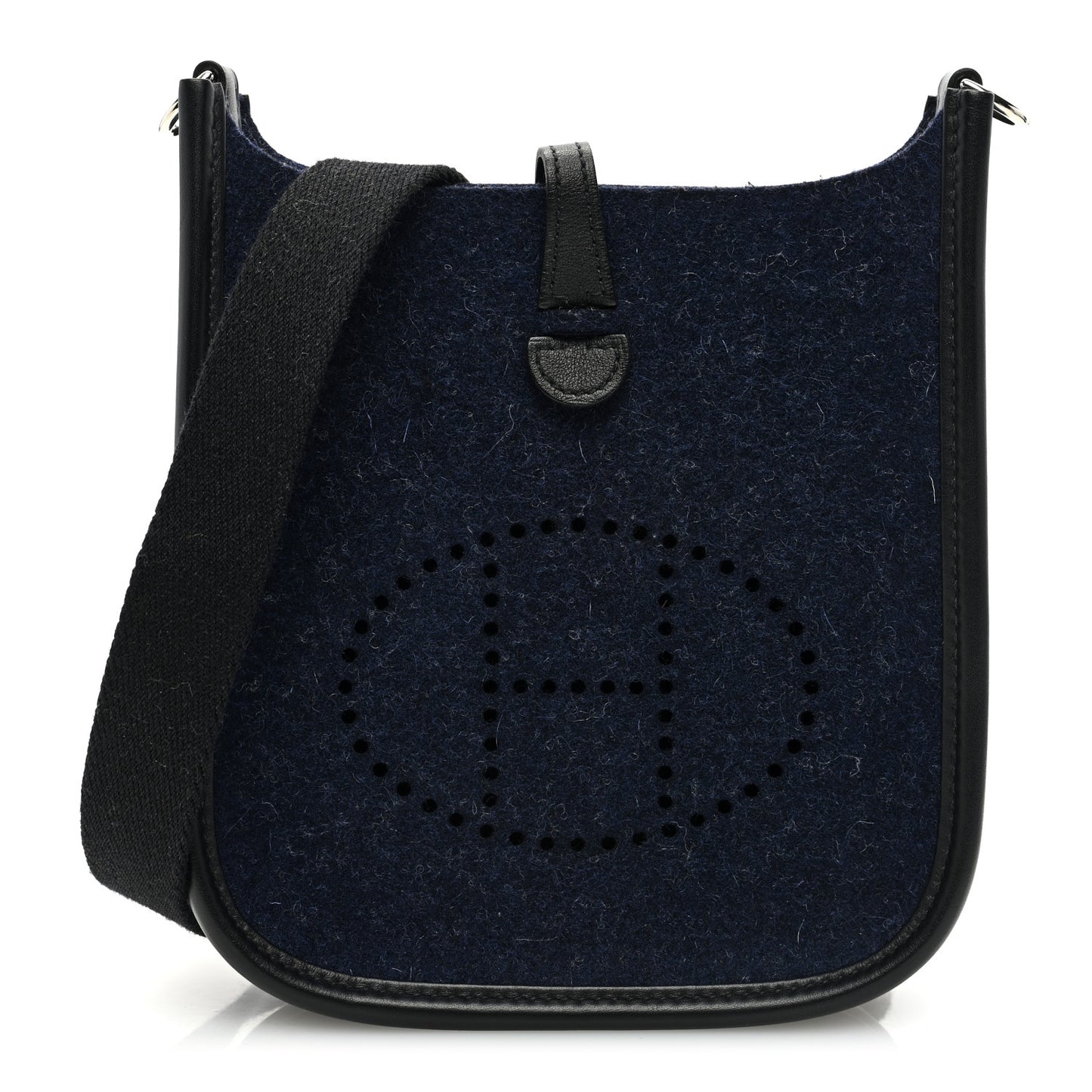 HERMES Feutre Swift Evelyne TPM Bleu Nuit Black Bleu Nuit Black