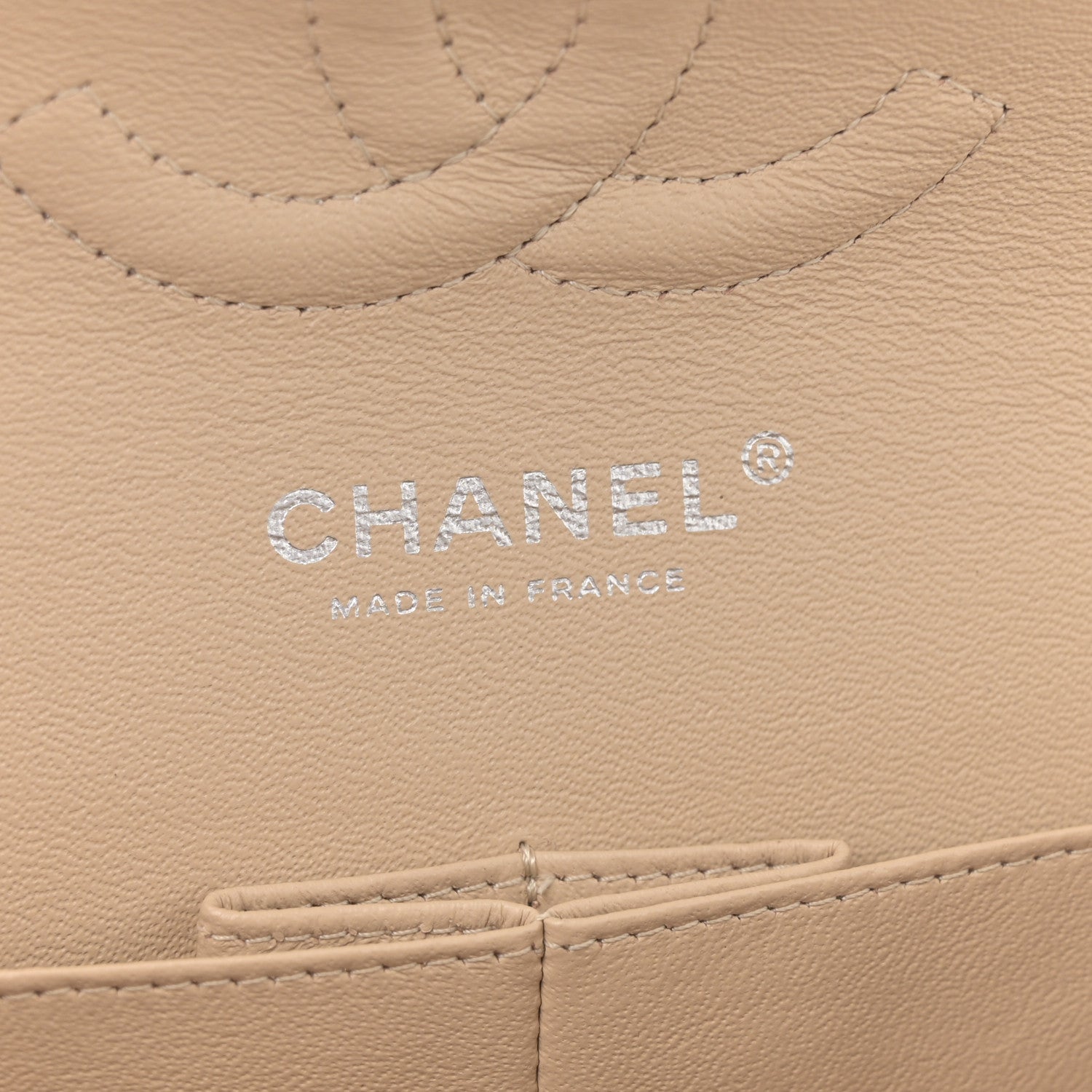 Chanel Caviar Quilted Medium Double Flap Beige Clair 6 of 11