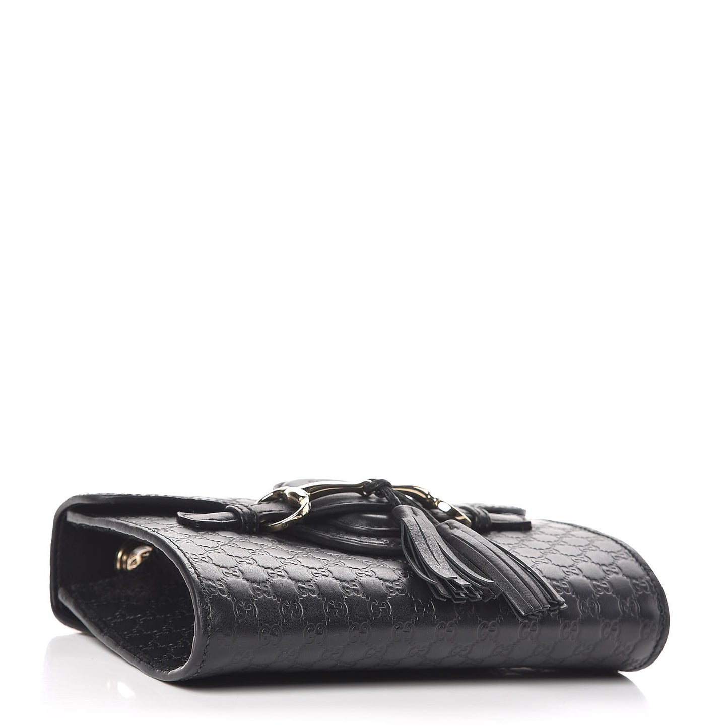 Microguccissima Mini Emily Shoulder Bag Black
