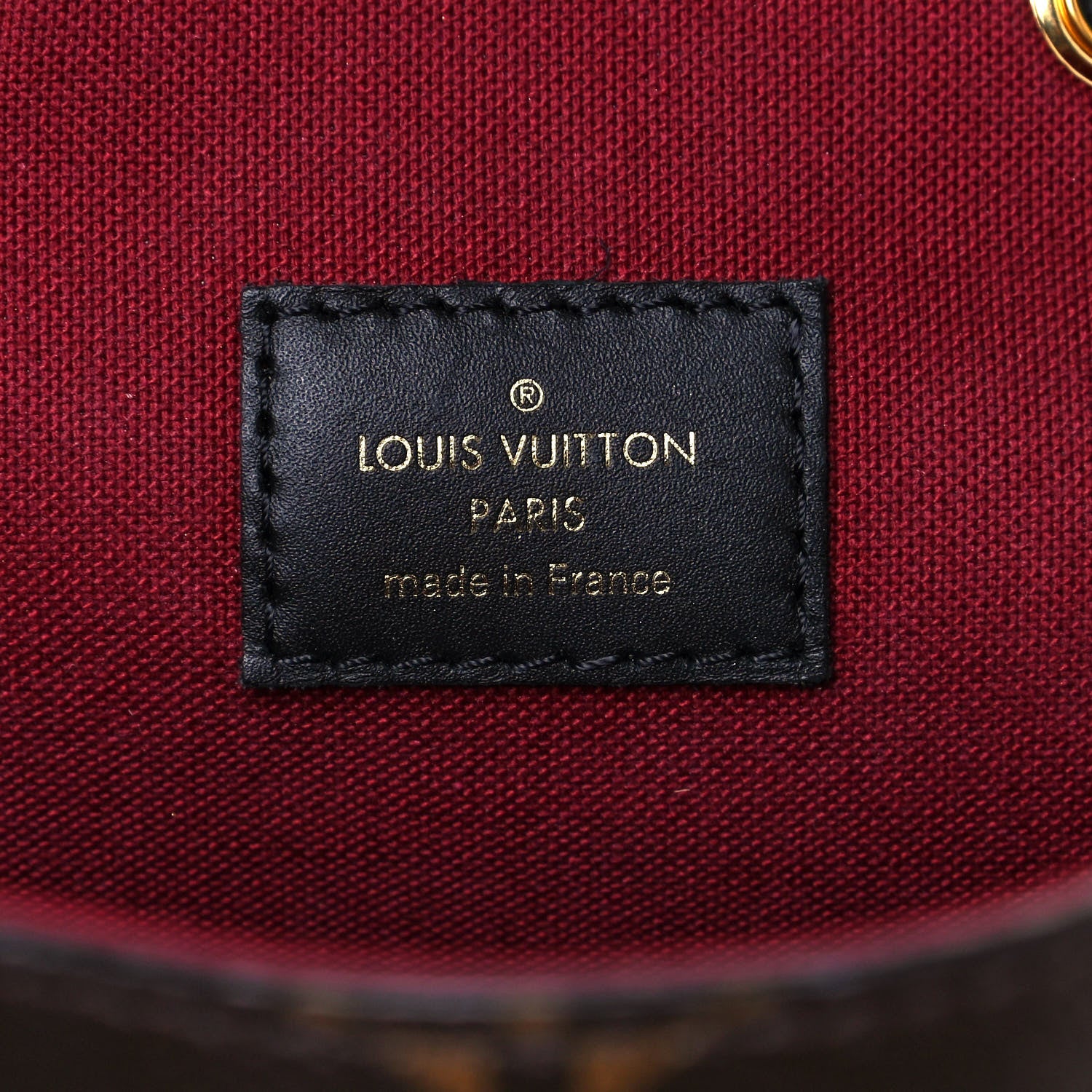 Louis Vuitton Monogram Montsouris PM Black 6 of 14