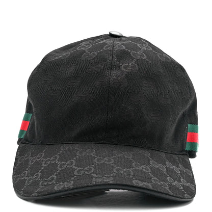 Gucci Monogram Web Baseball Hat M Black 2 of 10