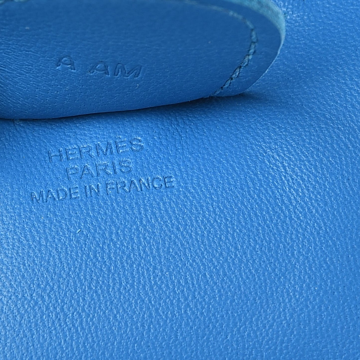 Milo Lambskin Grigri Rodeo Horse Bag Charm MM Bleu Zanzibar