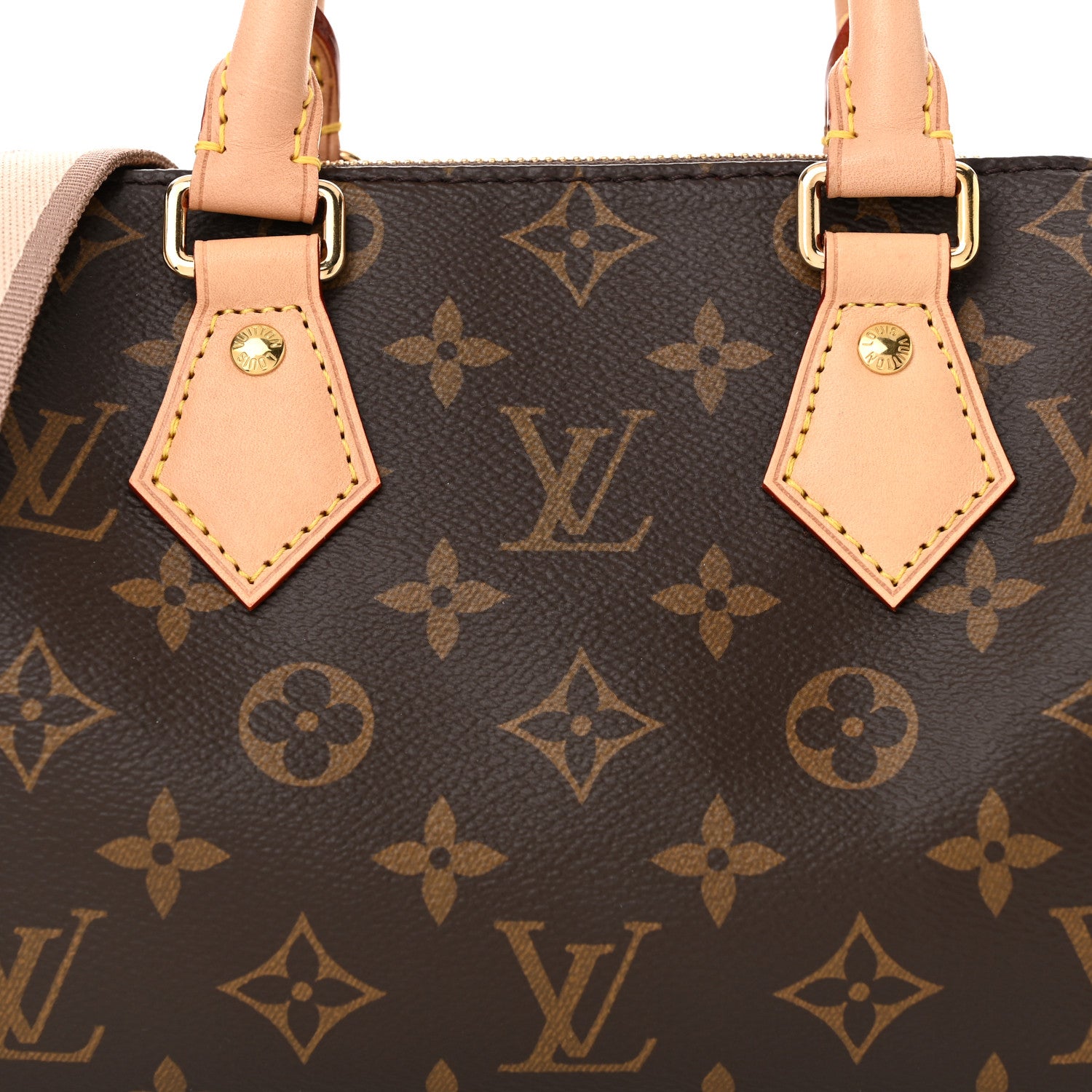 Louis Vuitton Monogram Speedy Bandouliere 20 Beige 7 of 10