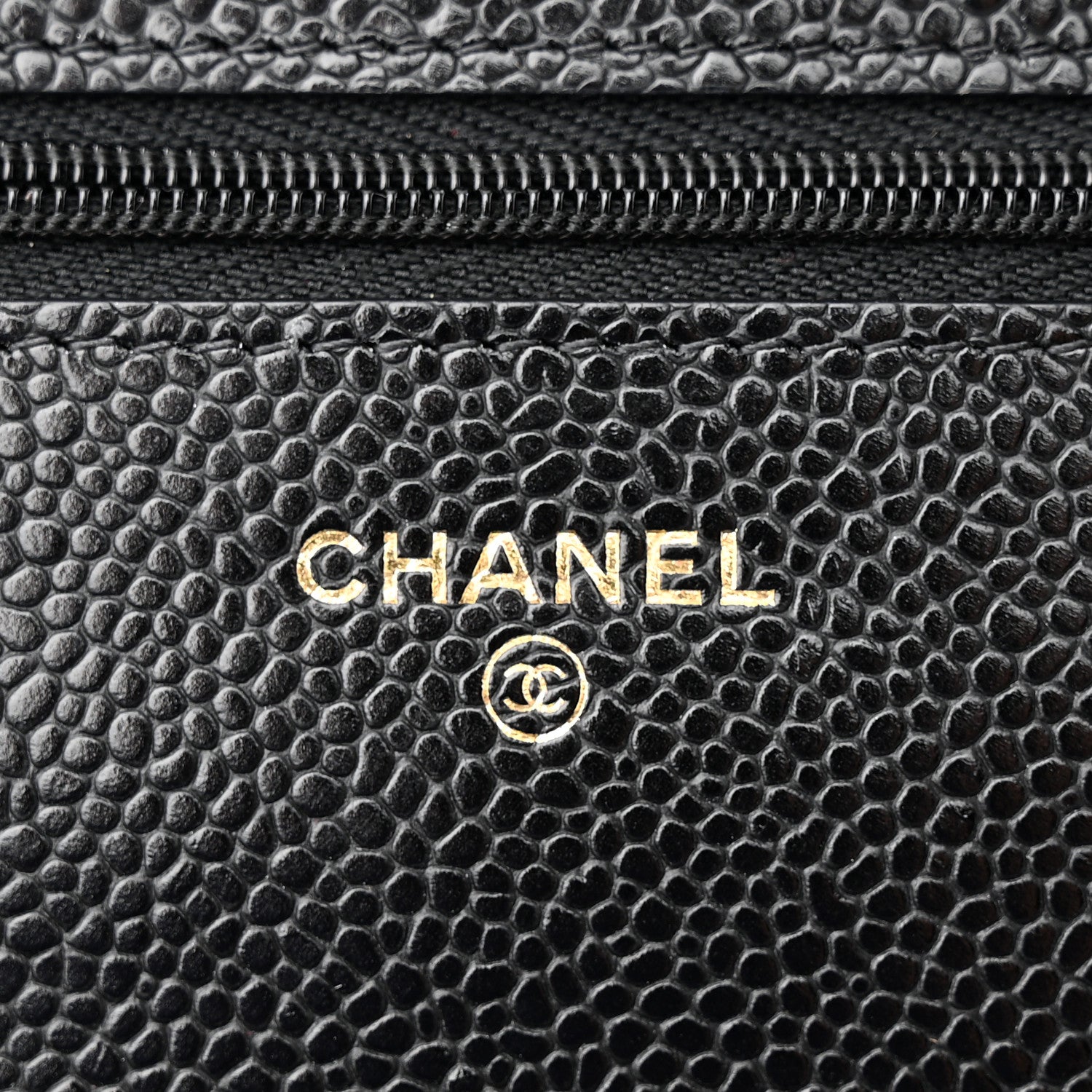 Chanel Caviar Quilted Wallet on Chain WOC Black 6 of 13