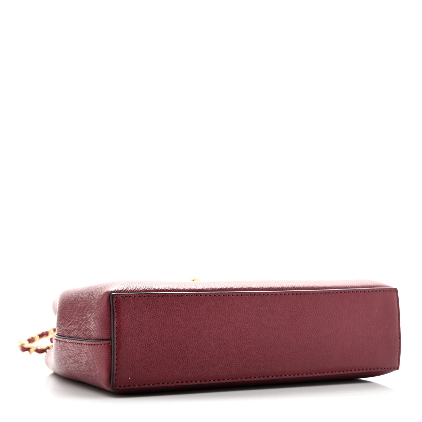 Caviar Nano Kelly Shopper Burgundy