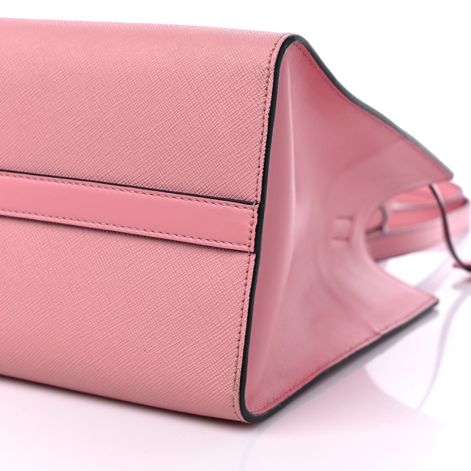 Prada Saffiano Soft Calfskin Tote Pesco 9 of 10