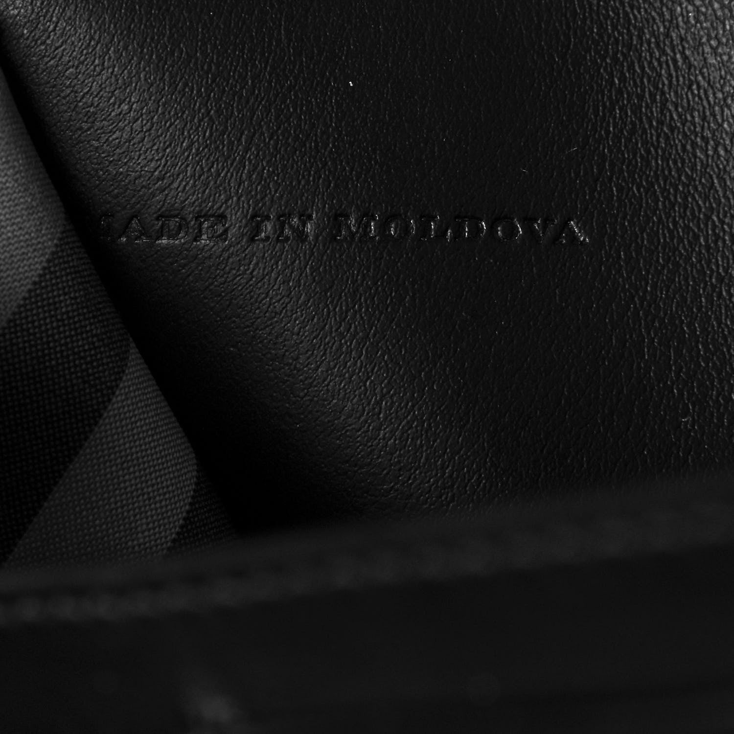 Burberry Calfskin Perforated Logo Hampshire Crossbody Black 6 of 11