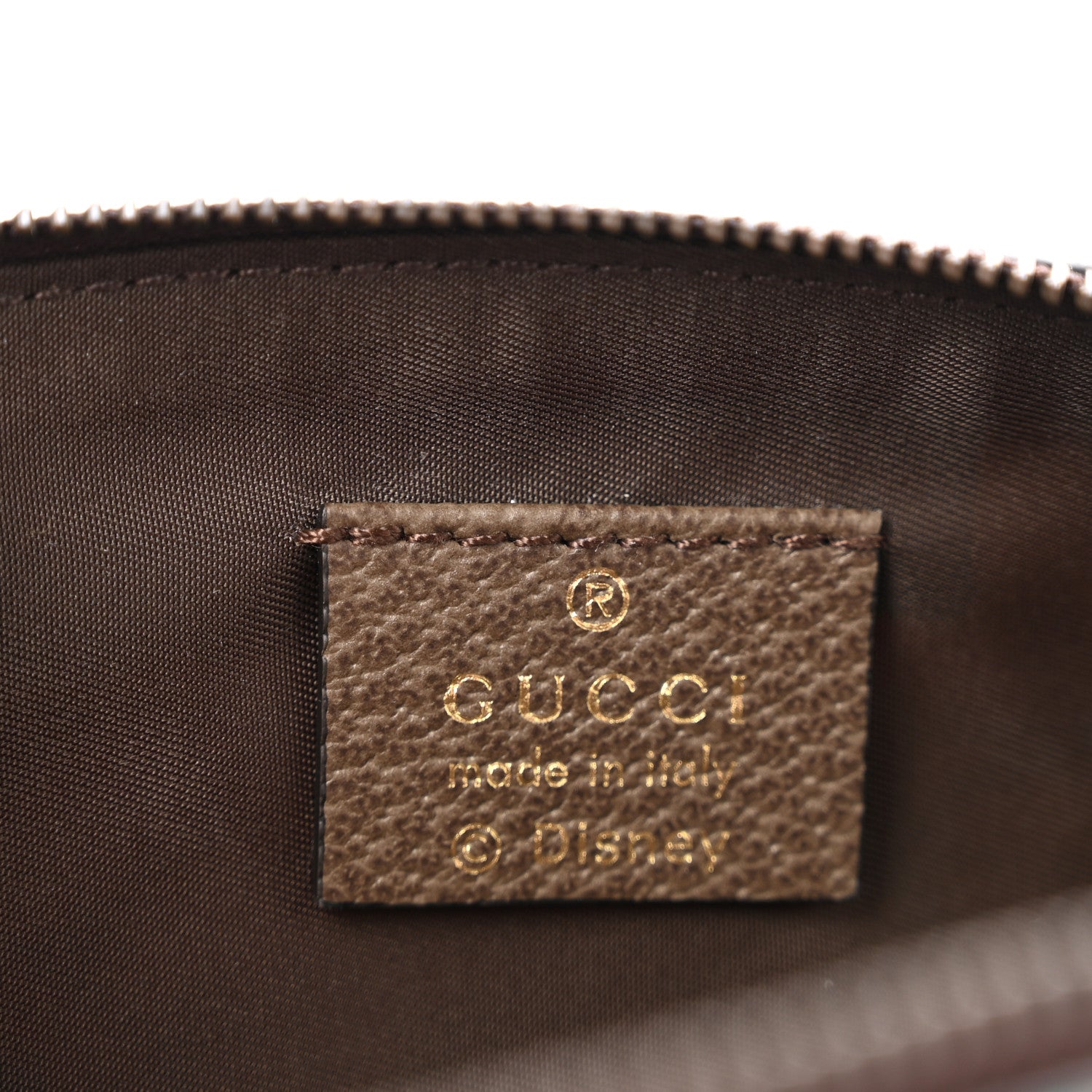 Gucci X DISNEY GG Supreme Monogram Donald Duck Pencil Case Beige Ebony 6 of 8
