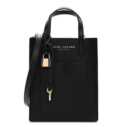 Marc Jacobs Calfskin Micro Grind Tote Bag Black 1 of 9