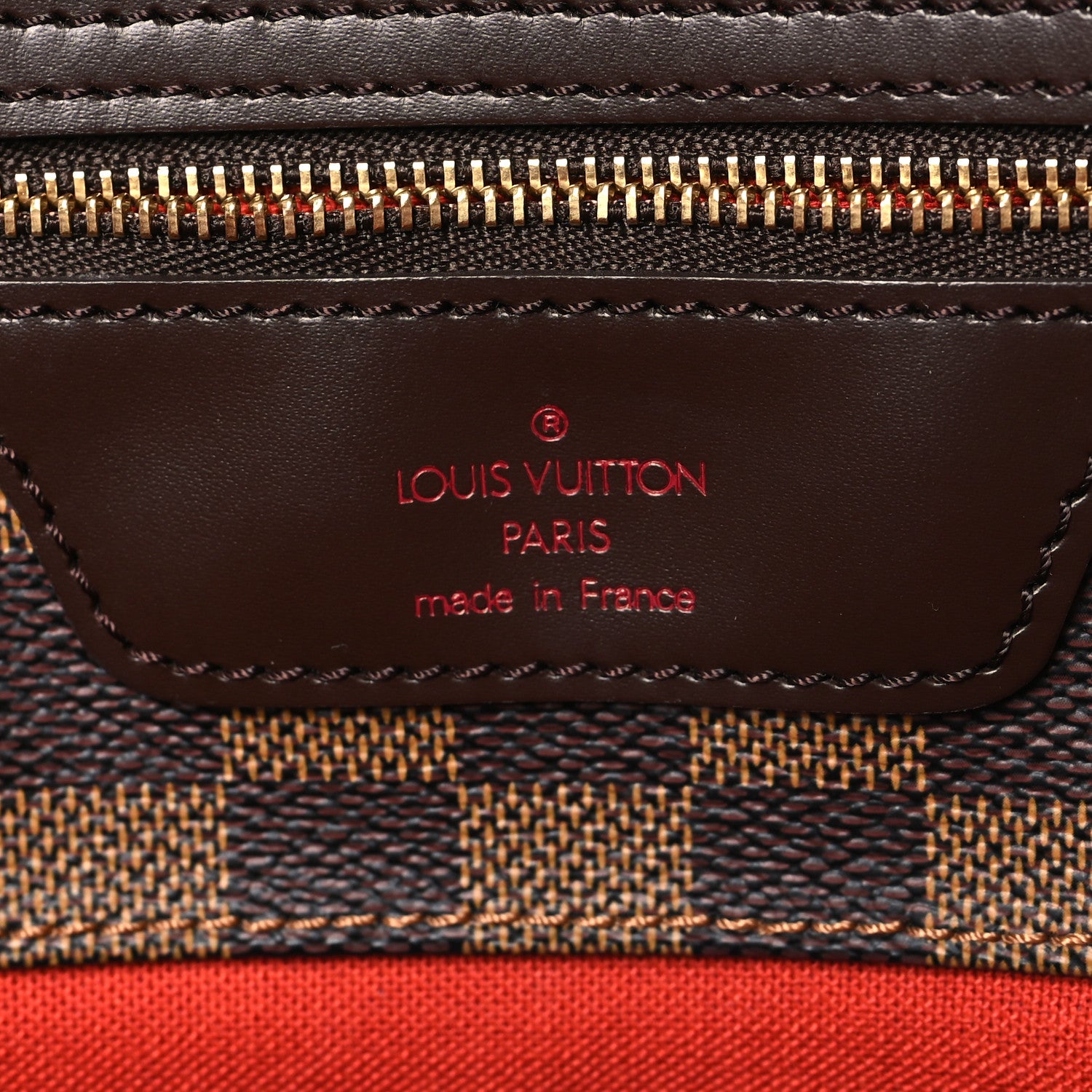 Louis Vuitton Damier Ebene Sac Shopping Tote 6 of 10