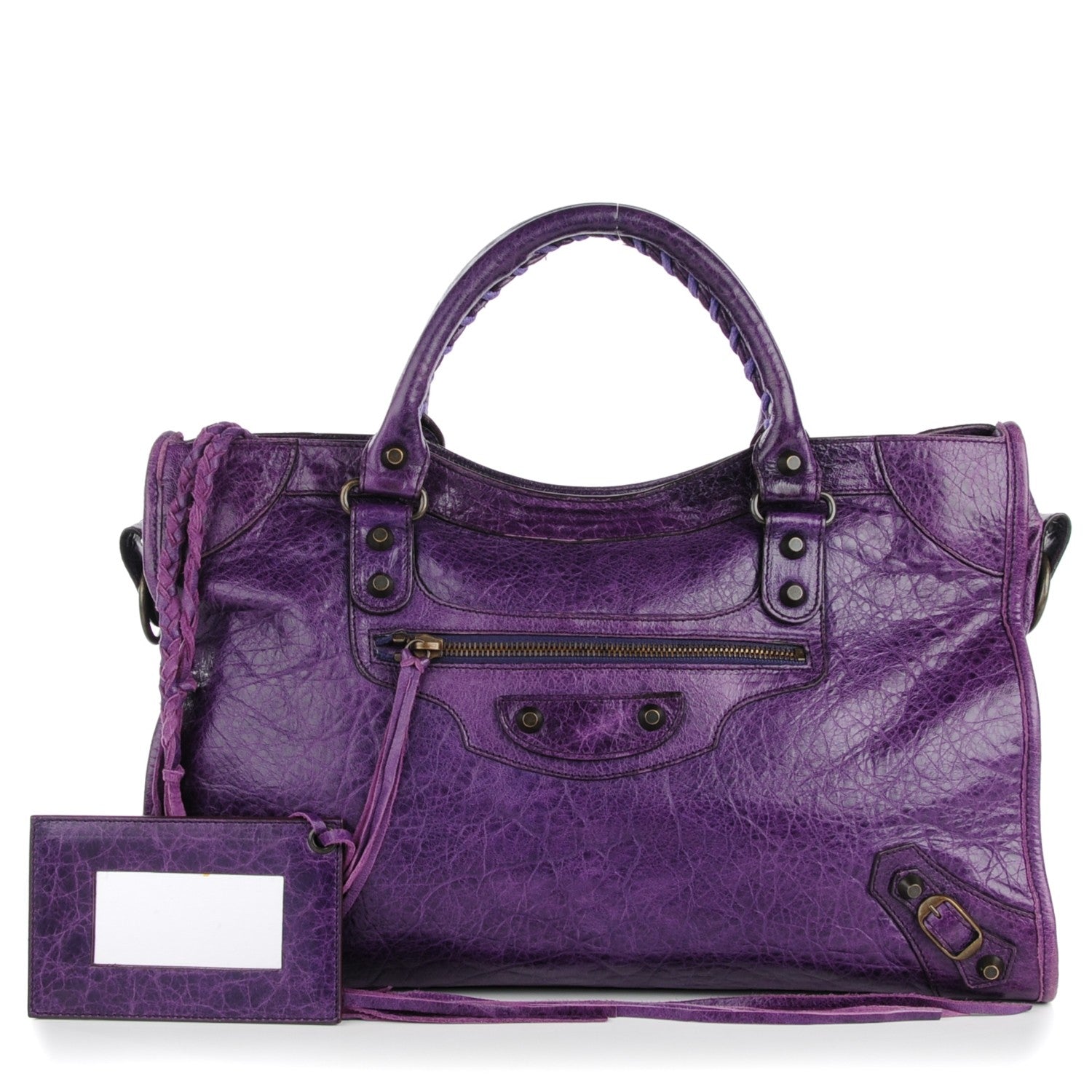 Balenciaga Agneau Classic Hardware City Violet 1 of 9