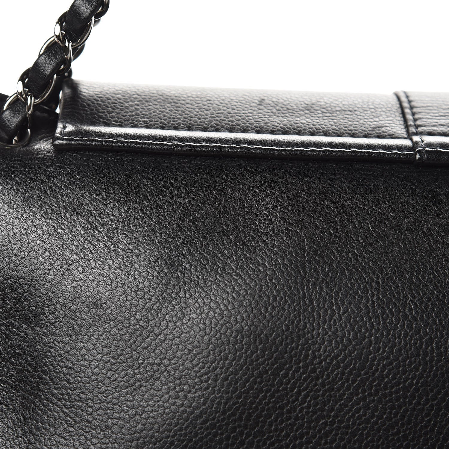 Chanel Caviar Mademoiselle Lock Accordion Flap Black 13 of 13