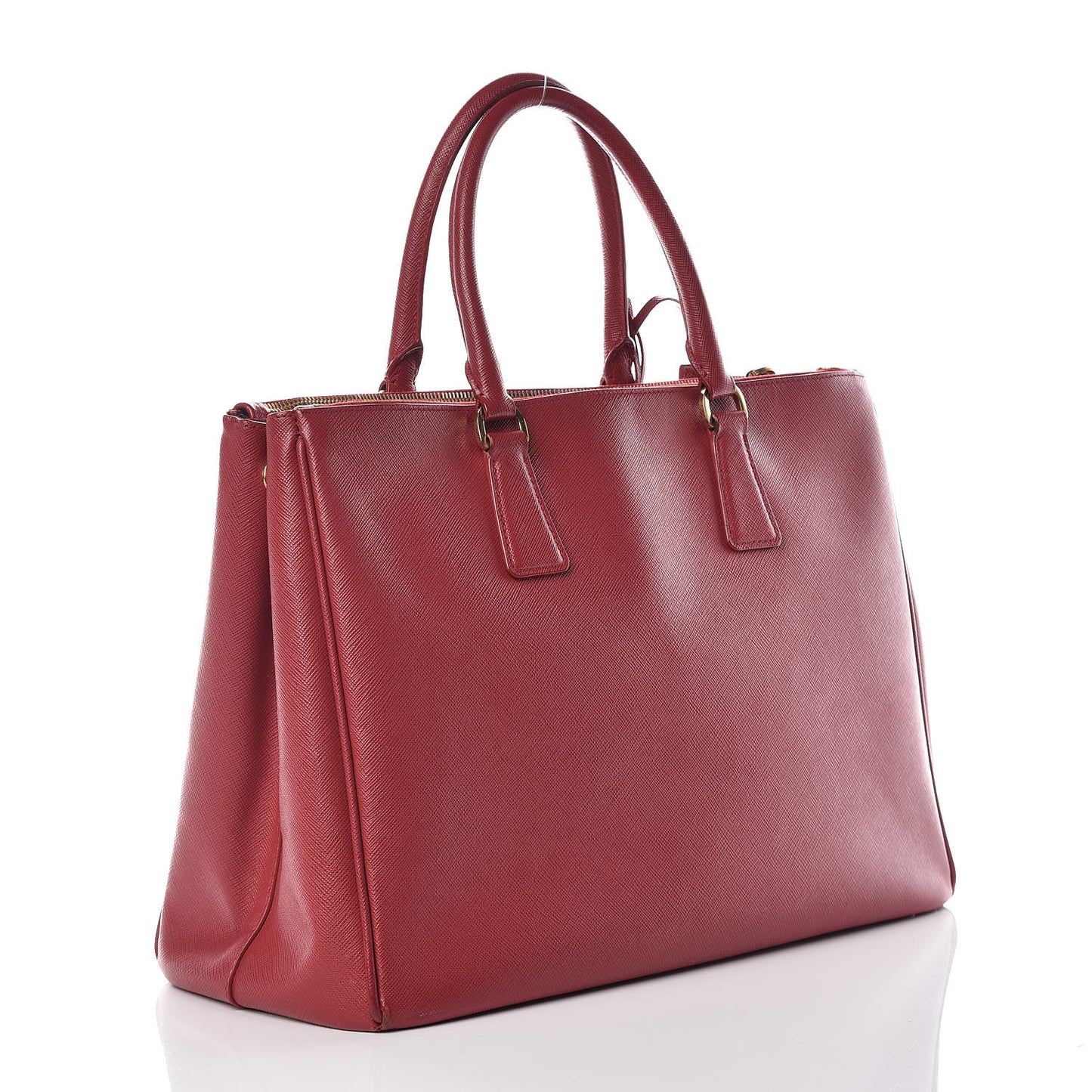 Saffiano Lux Large Tote Fuoco
