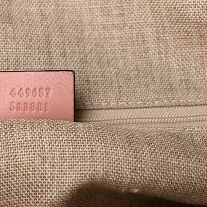 Gucci Soft Microguccissima Large Dome Satchel Soft Pink 7 of 14