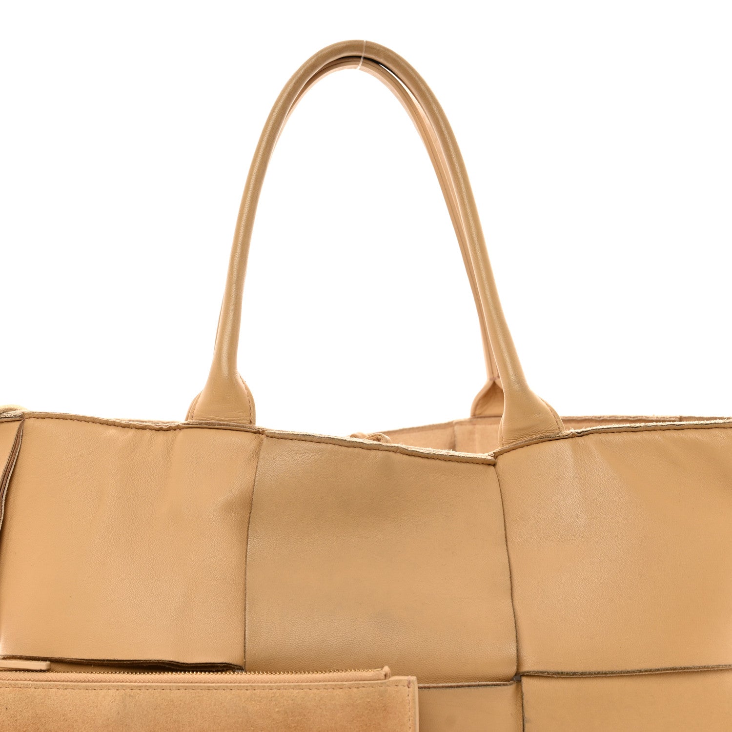 Bottega Veneta Nappa Maxi Intrecciato Medium Arco Tote Almond 6 of 11