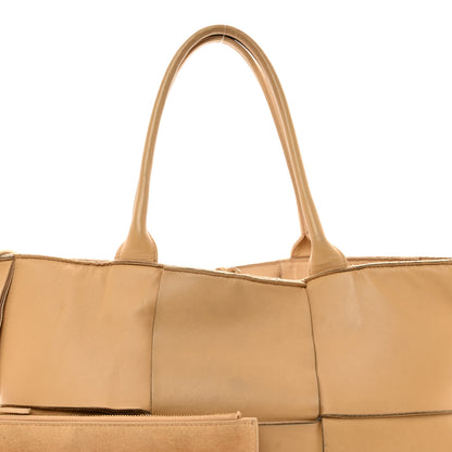 Bottega Veneta Nappa Maxi Intrecciato Medium Arco Tote Almond 6 of 11