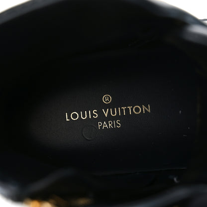 Louis Vuitton Calfskin Monogram Stellar Sneaker Boots 37.5 Black White 7 of 8