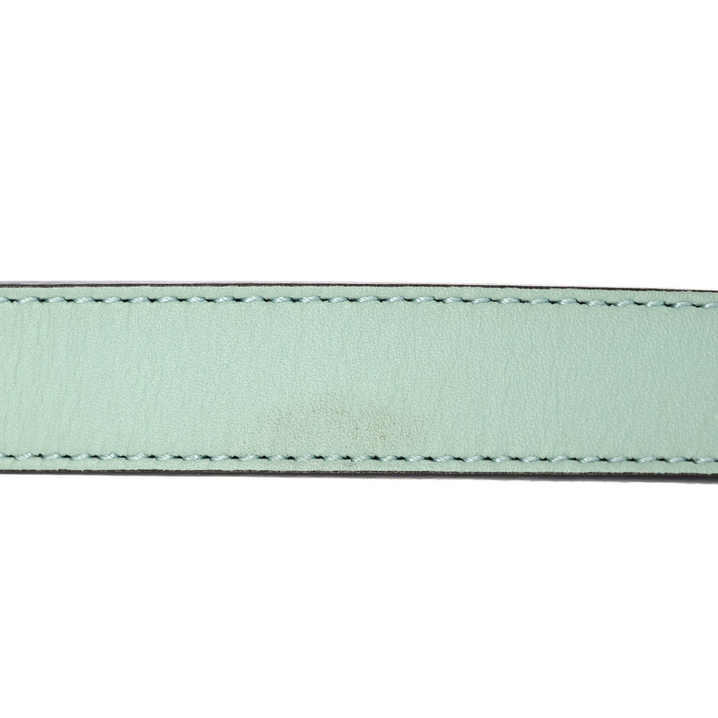 Moon Calfskin Palladium Double G 20mm Belt 85 34 Water Green