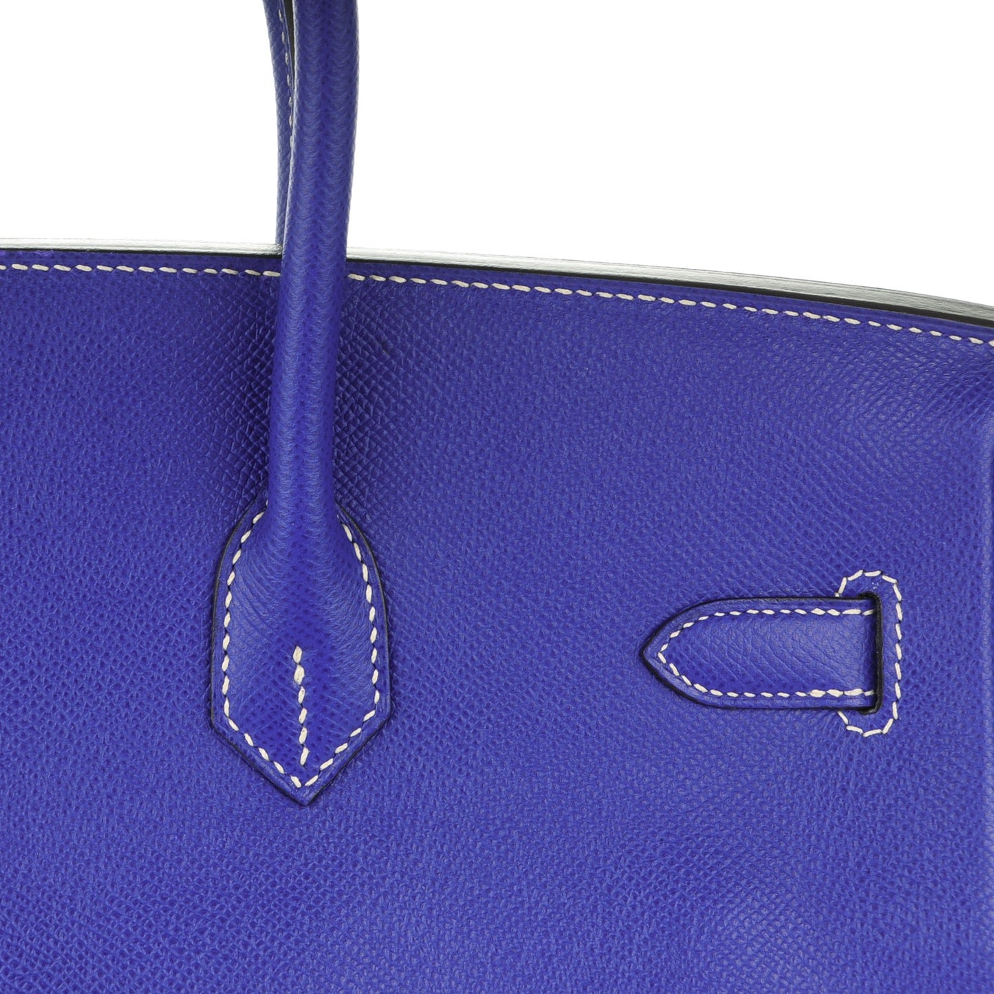 Epsom Birkin 35 Bleu Electrique Mykonos