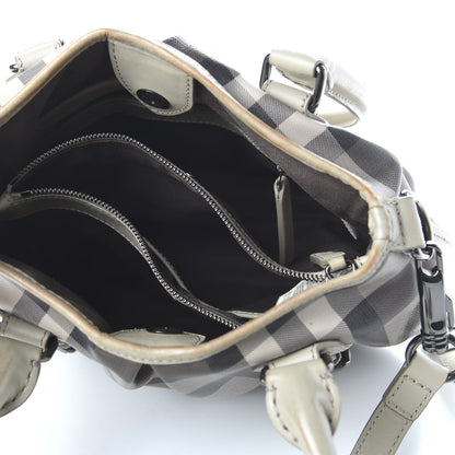 Burberry Smoked Check Small Northfield Tote Trench 6 of 14