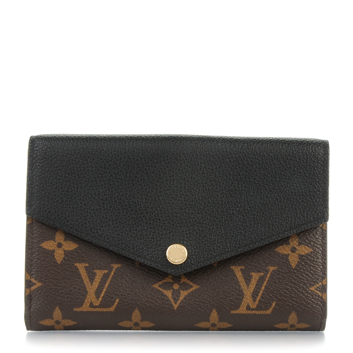 Louis Vuitton Monogram Pallas Compact Wallet Black 1 of 7
