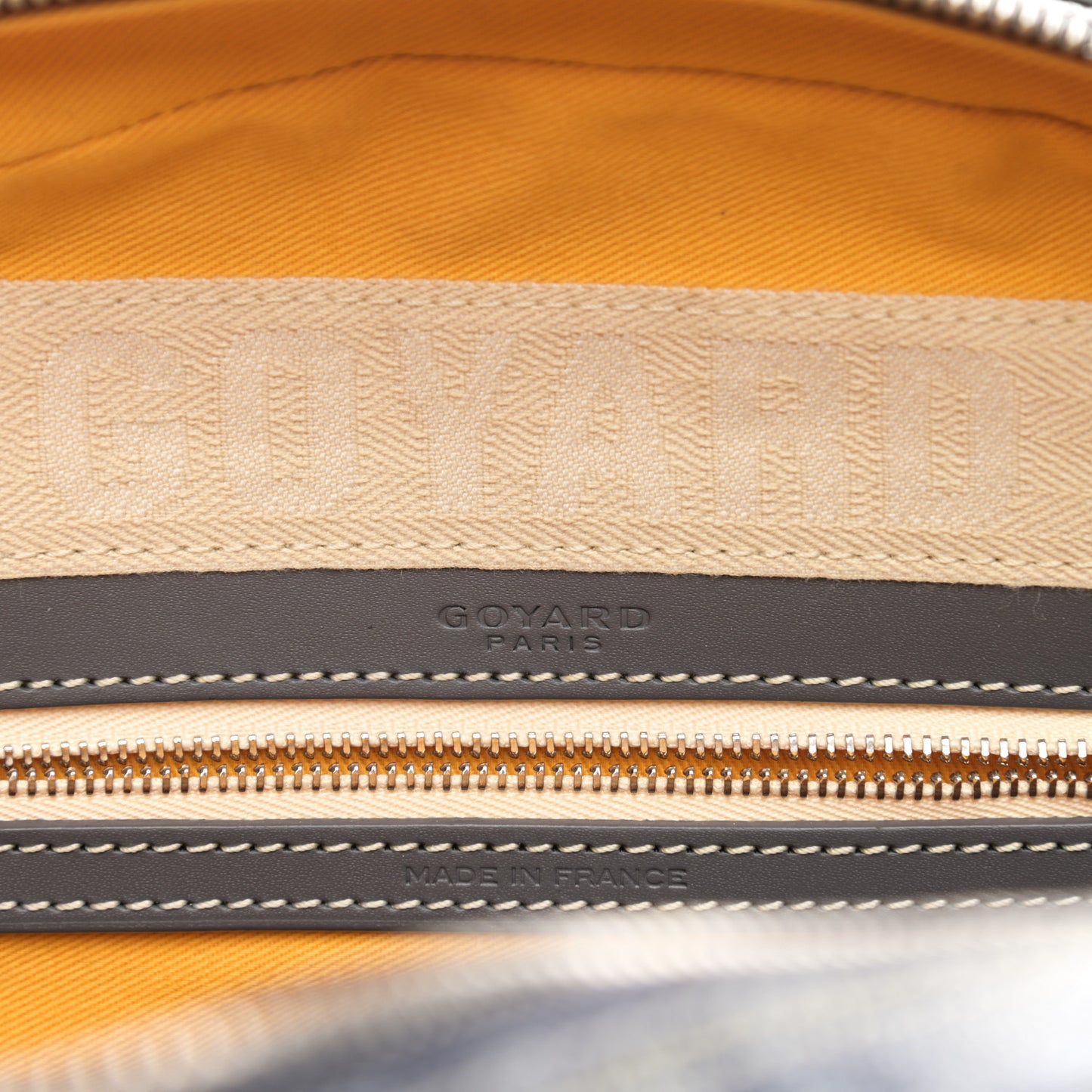 Goyardine Saint Jeanne MM Bowler Grey