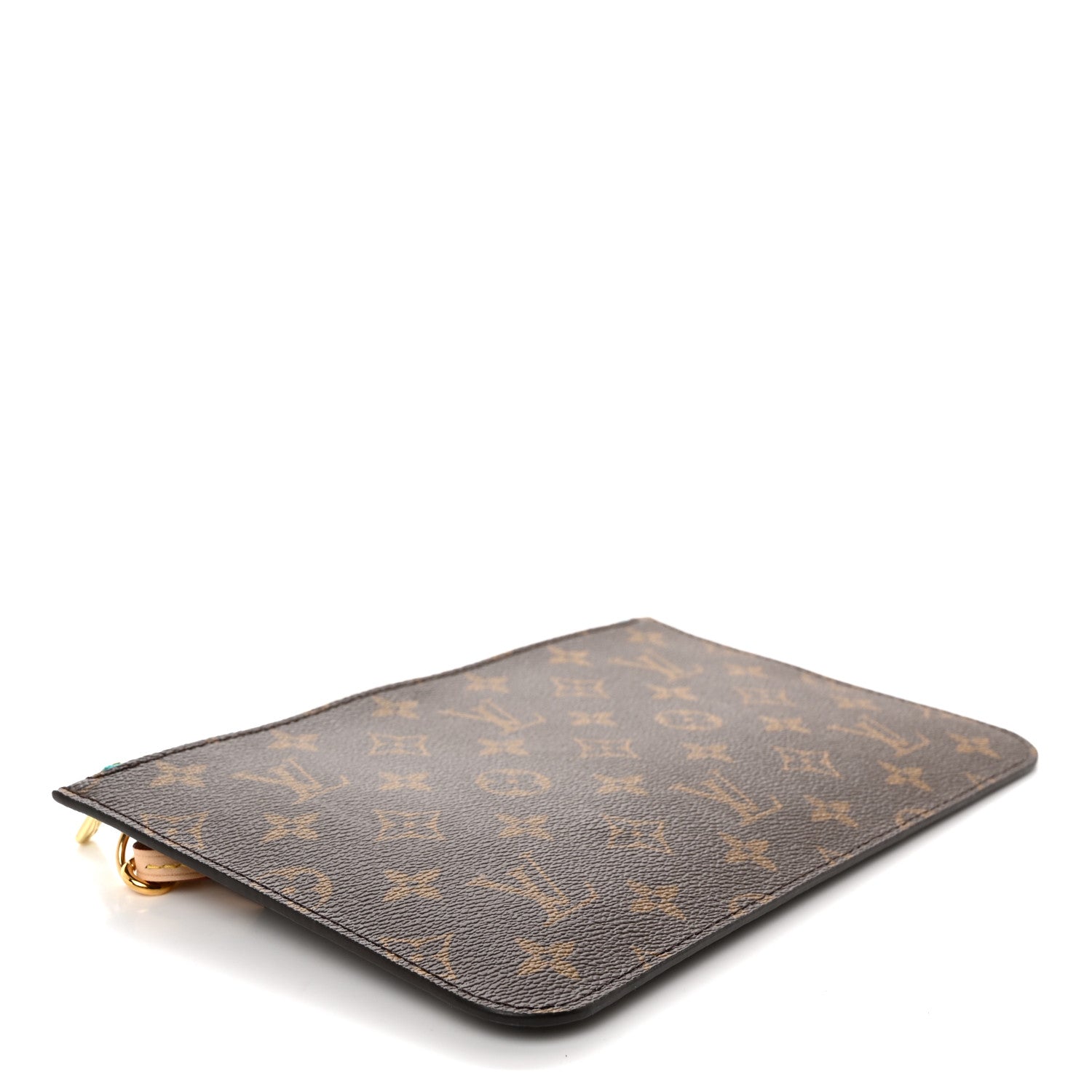 Louis Vuitton Monogram Neverfull MM GM Pochette Turquoise 4 of 7