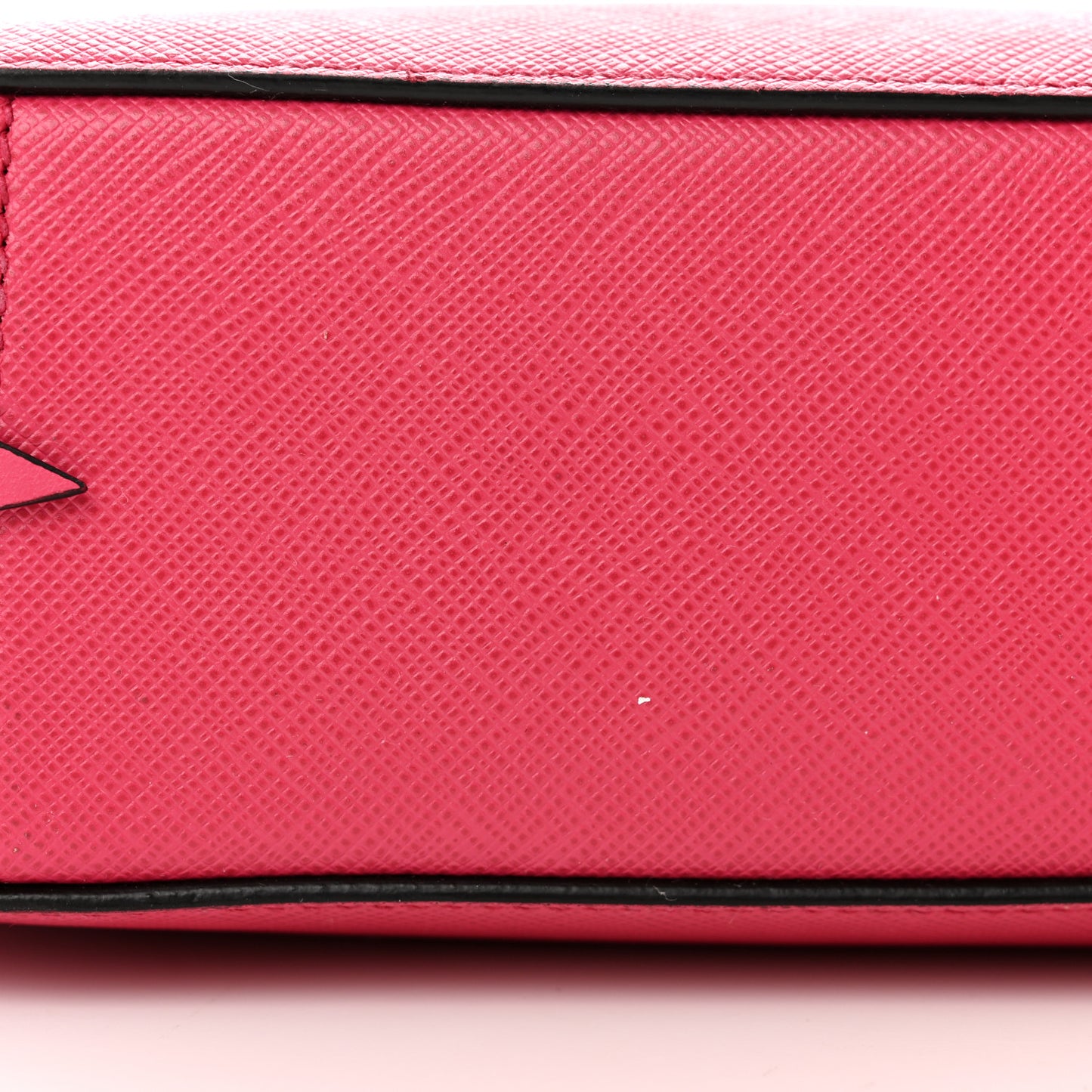 Saffiano Lux Odette Crossbody Magenta