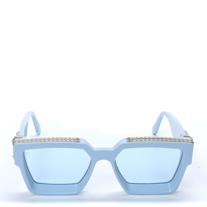 Louis Vuitton Acetate 1.1 Millionaires Sunglasses Z1327W Pale Blue 2 of 7