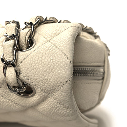 Chanel Caviar Quilted Jumbo Easy Flap Dark White 11 of 12