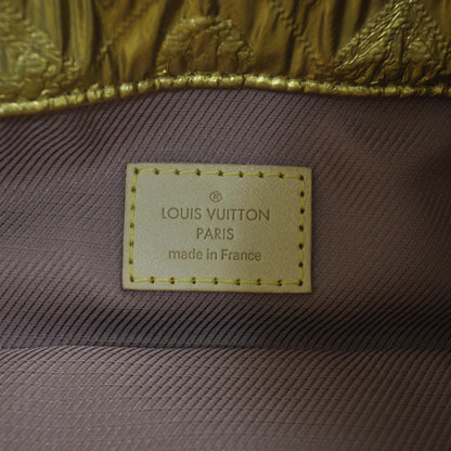 Louis Vuitton Jacquard Quilted Monogram Limelight Clutch GM Gold 7 of 8