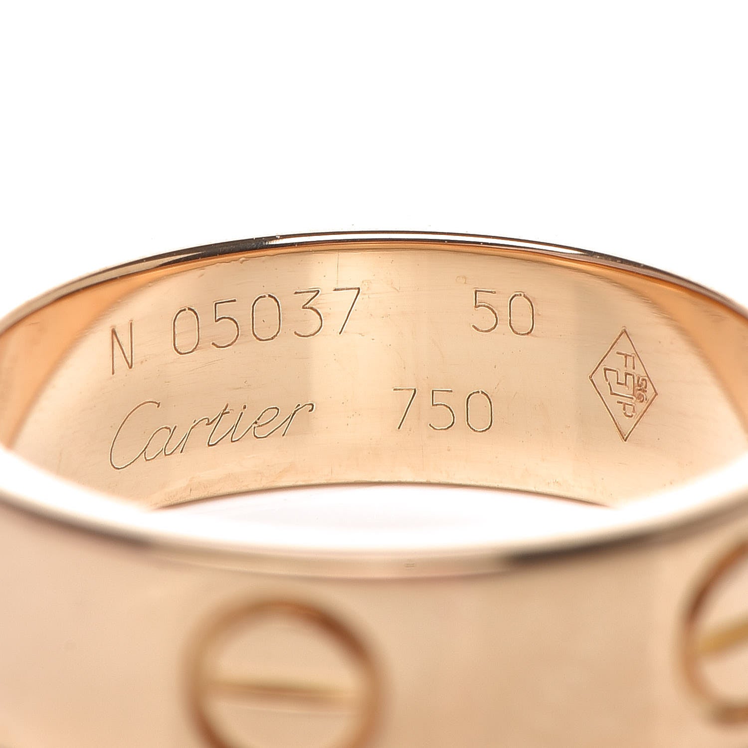 Cartier 18K Yellow Gold 5.5mm LOVE Ring 50 5.25 4 of 4