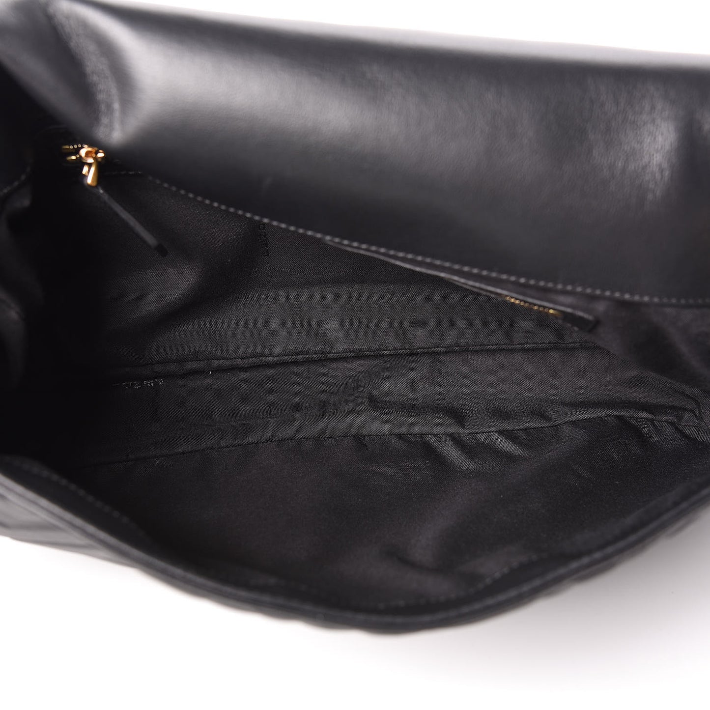 Nappa FF 1974 Embossed Large Baguette Black