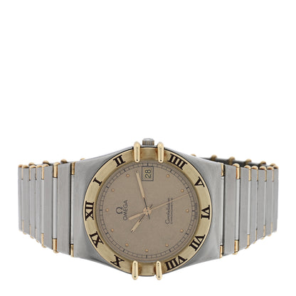 Omega Stainless Steel 18K Yellow Gold 33mm Constellation Quartz Watch Champagne 398.0876 2 of 4