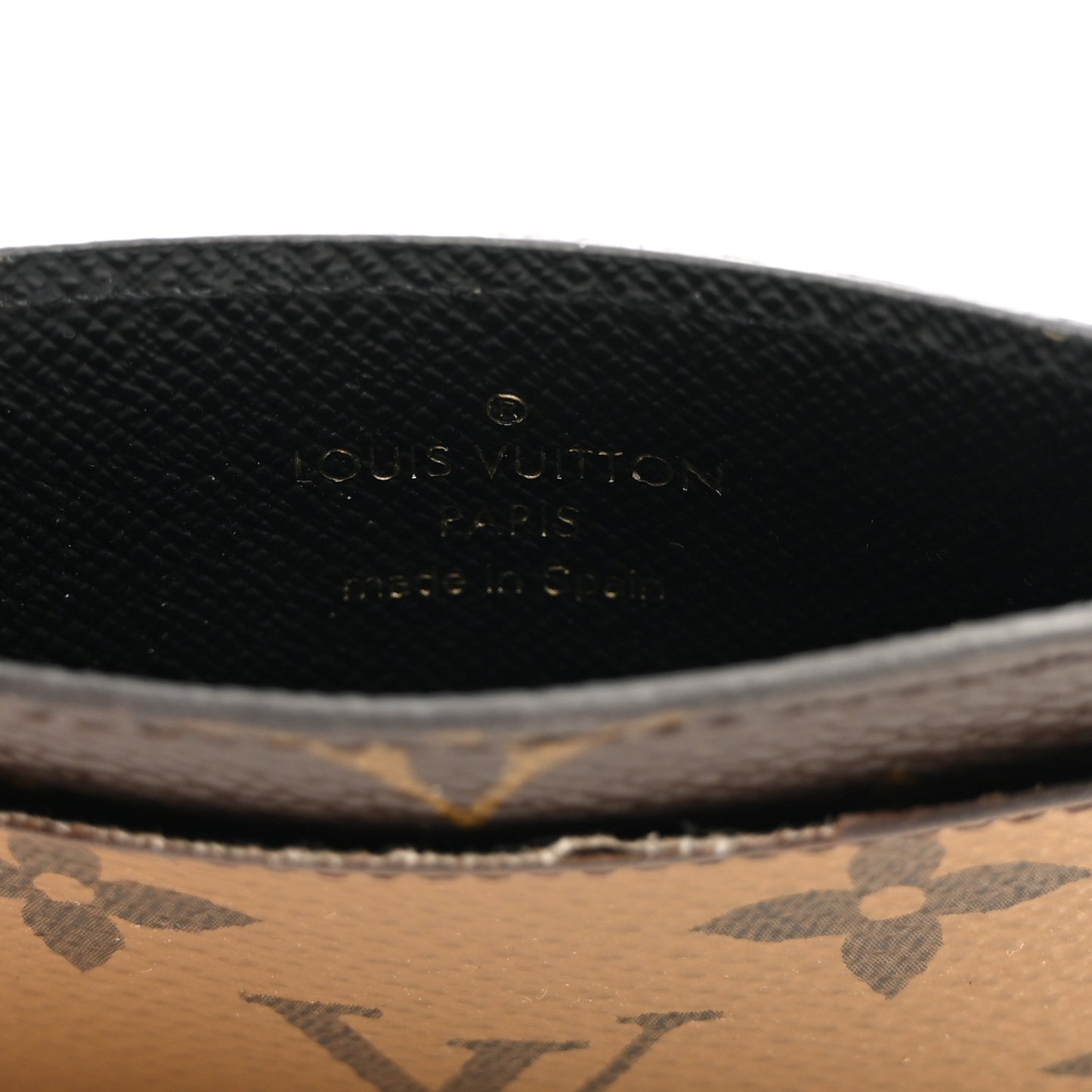Reverse Monogram Card Holder